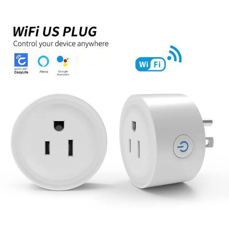 Cozylife Per Homekit Presa Di Alimentazione Wifi Us Plug Ac100 240V Smart Electric Timer Plug Protezione Di Sicurezza Smart Home 10A Wifi Voic