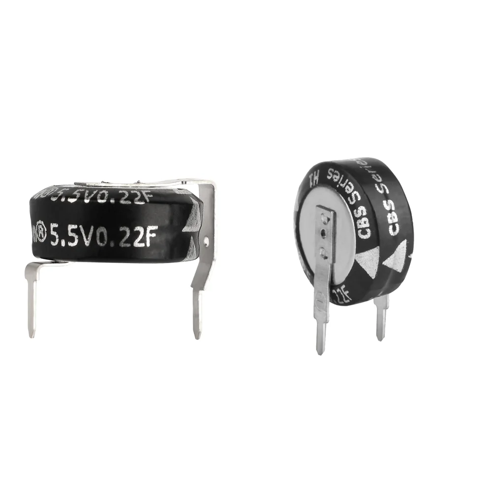 Cbs Super Condensatori Cda 5.5V 0.22F 0.33F H-Type V-Type Button Type Farrah Ultra Condensatori Supercondensatori