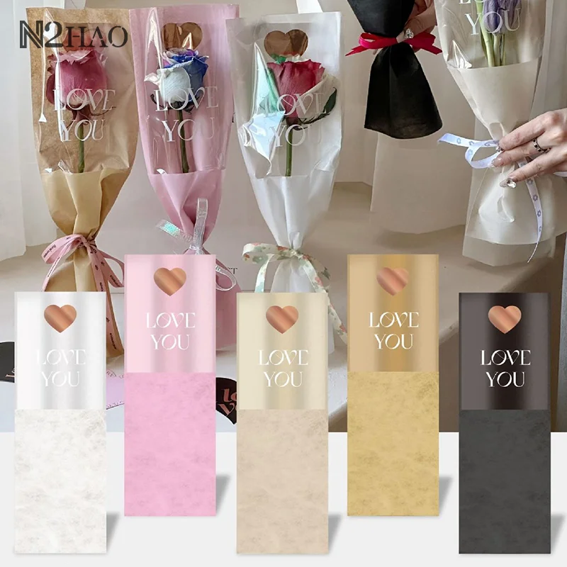 

10 шт., Цветочная сумка для упаковки розы