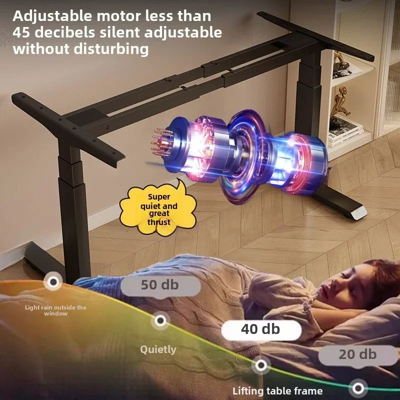 Smart Electric Standing Desk Frame - Dual Motor Lift System with 4 Memory Presets - Heavy Duty Adjustable