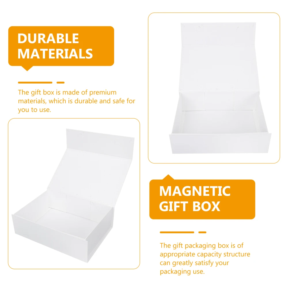 1Pc Magnetic Closure Gift Box with Lid, Collapsible Cardboard Packaging Box for Jewelry... - SKU MCGB1107 - UGI Packaging