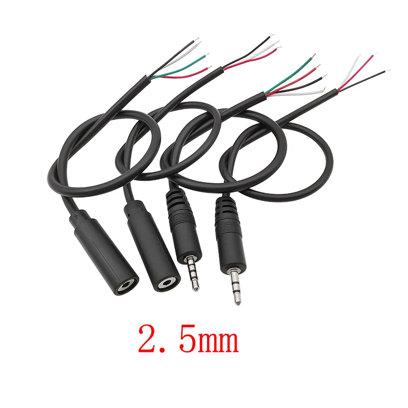 Cavo Sdoppiatore Audio 2.5mm - Da Maschio A Doppia Femmina 4 Poli