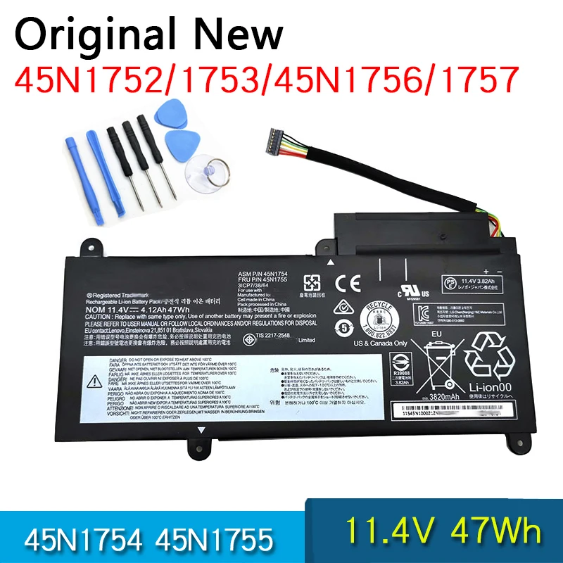 

NEW Original Battery 45N1752 45N1753 45N1754 45N1755 45N1756 45N1757 For Lenovo ThinkPad E450 E450C E460 E460C E455 E465 E465C