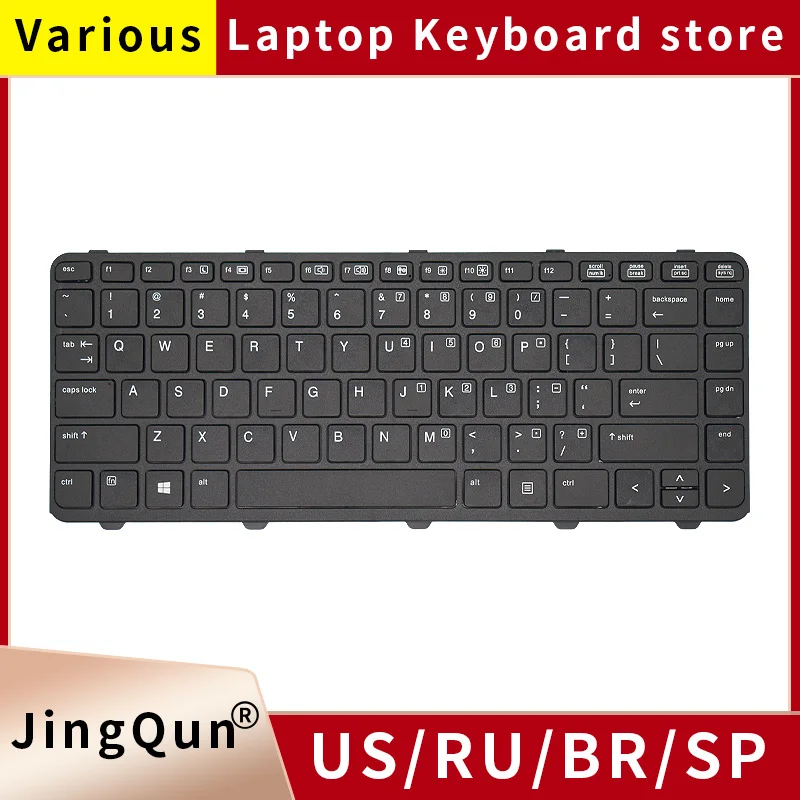 

New Russian For HP ProBook 640 G1 645 G1 Series Laptop Built-in Keyboard 738687-081 091 151 BB1 738688-031 211 251 A41 DD1 FL1