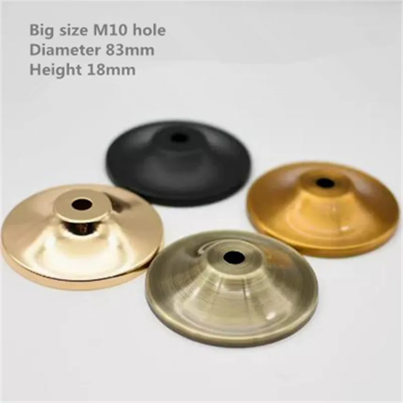 M10 Metal Claw Circular screw mouth ceramic desk lamp bottle cap I-shaped piece lamp head fixing accessories DIY Lighting Cover
