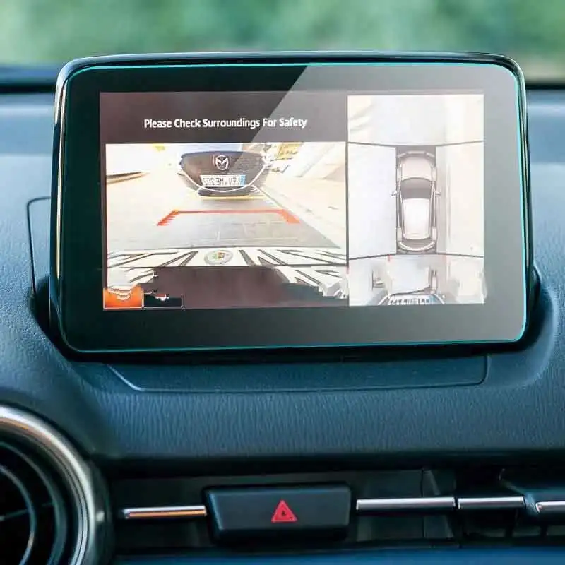 

Tempered Glass Screen Protector Film For Mazda 2 sedan 2020 Car radio GPS Navigation Screen Cover