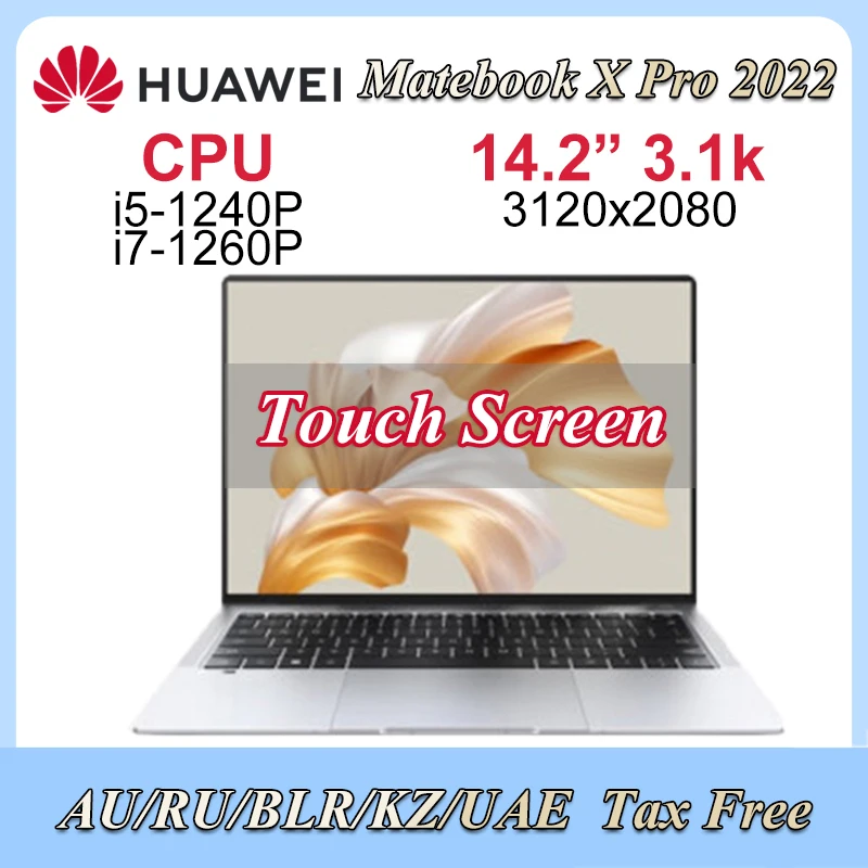 Huawei Matebook X Pro (2022), i7-1260P, 14.2