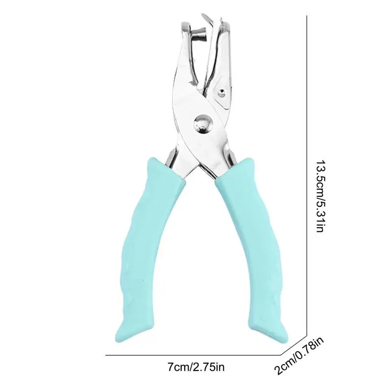 1 Hole Puncher Heavy Duty 1 Hole Punch Tool Paper Puncher Portable Hand Held Scrapbook Tool Ergonomic Soft Grip paper punch hole punching tools