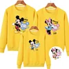 Parent Child Hoodie Cartoon Mickey Full Home Decoration Parent-child Activity Class Uniform Mother Child Mother Women's Clothing 2