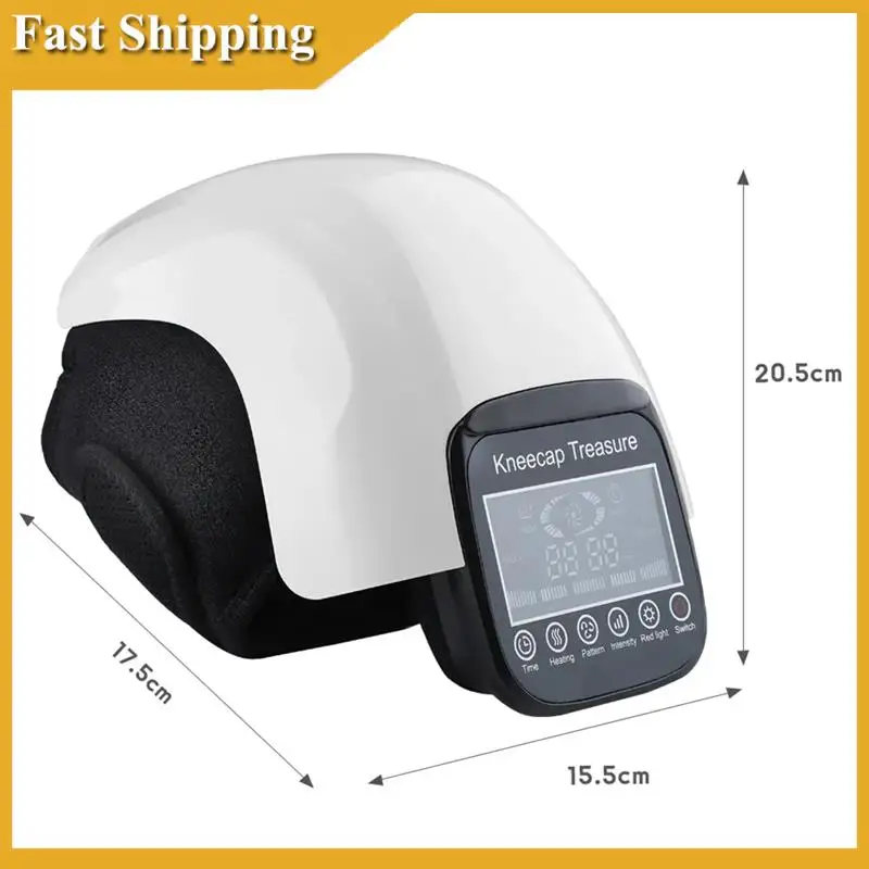 1 PCS Air Pressure And Vibration Physiotherapy Instrument Knee Massage Rehabilitation White