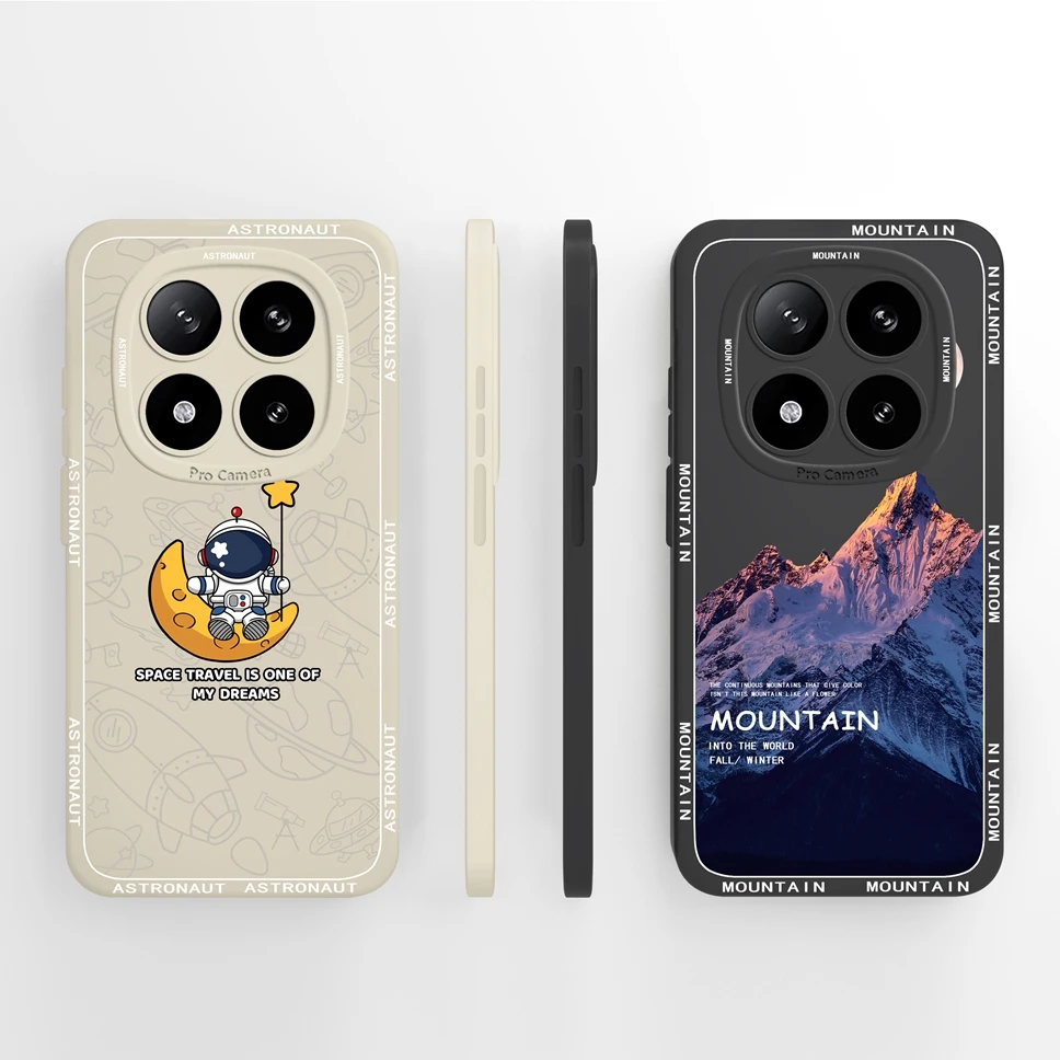 Lovely Stars Camera Protection Liquid Silicone Phone Case, Protective Back Cover