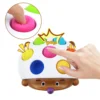 Finger Hedgehog Soothing Bubble Music Decompression Press Music Children's Puzzle Training Toy Exercise Fingers 4
