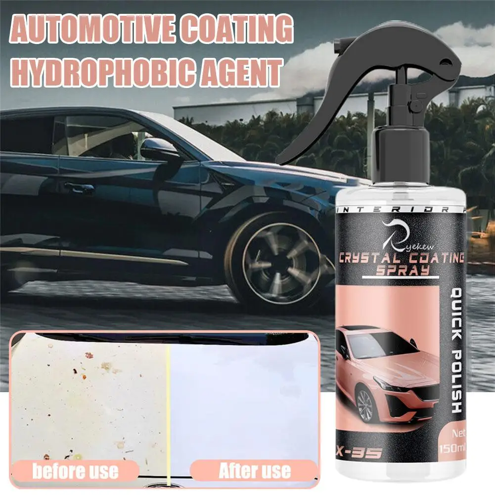 Auto Coating Hydrofoob Middel Hoge Snelle Coating Spray Voor Auto Glas Anti-Regen Vloeistof Voorruit U6j6