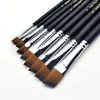 9pcs Long Handle Artist Paint Brushes Set High-Quality Flat Nylon Brushes for Watercolor Oil Back to School Art Supplies Gift 6