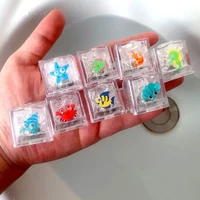 8PCS Cartoon Marine Animal Luminous Ice Cube Bath Toy LED Colorful Luminous Toy Touch Sensitive Luminous Toy 1