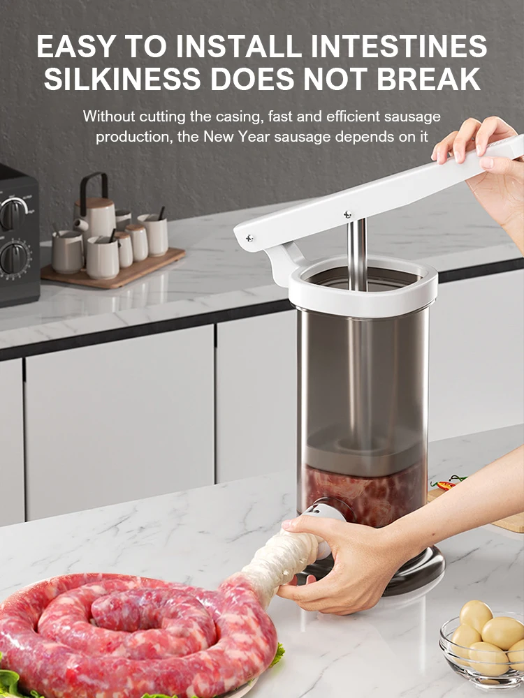 Sausage Stuffer Homemade Sausage Maker Fast Meat Filling Machine Heavy Duty Filler Large Capacity Filler Meat sausage stuffer
