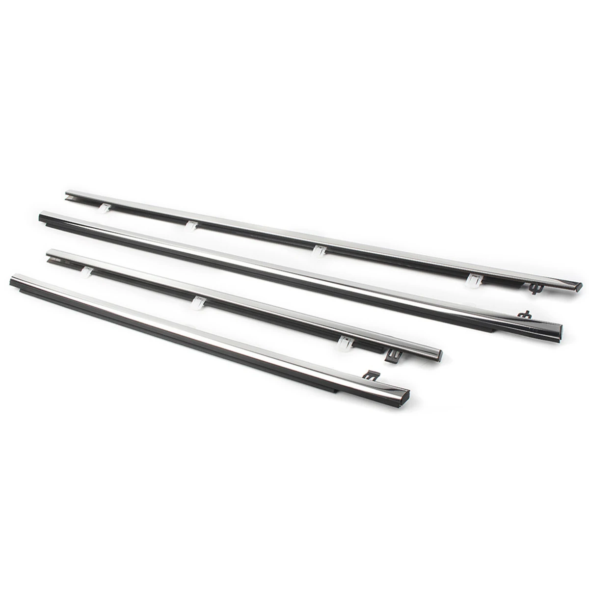 Car Outer Door Windows Rubber Weatherstrip 4PCS for Honda Spirior 2009-2014 Waterproof Pressure Sealing Strip Car Accessories