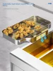 Tqh Intelligent Vertical Electric Fryer with Oil Filter Cart Gas Fried Machine Automatic Lifting Deep Frying Pan 2