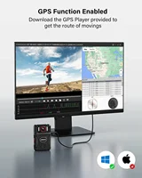 BOBLOV 4K GPS Body Mounted Camera 128GB Video Recorder 180° Rotate Camera 4000mAh Battery for 15 Hours Recording Bodycam - Image 4