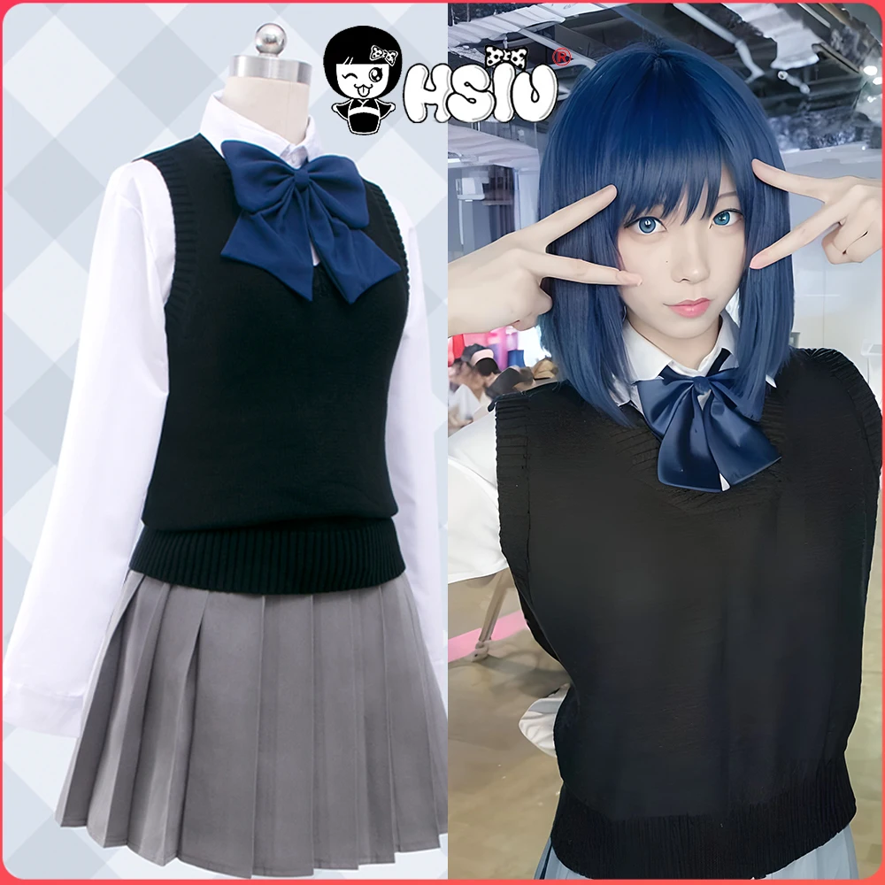 

Kurokawa Akane Cosplay Costumes Anime Oshi no Ko Cosplay HSIU JK Uniform Shirt Short Skirt Bow Tie Sweater Vest Costumes