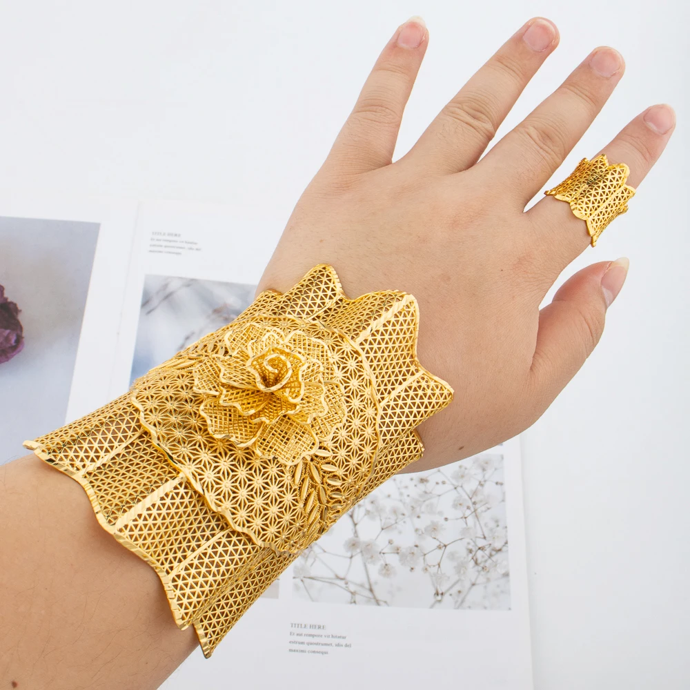 Ensemble de bagues pour femmes, bijoux, manchette et doigt, couleur or, cadeau de mariage, de