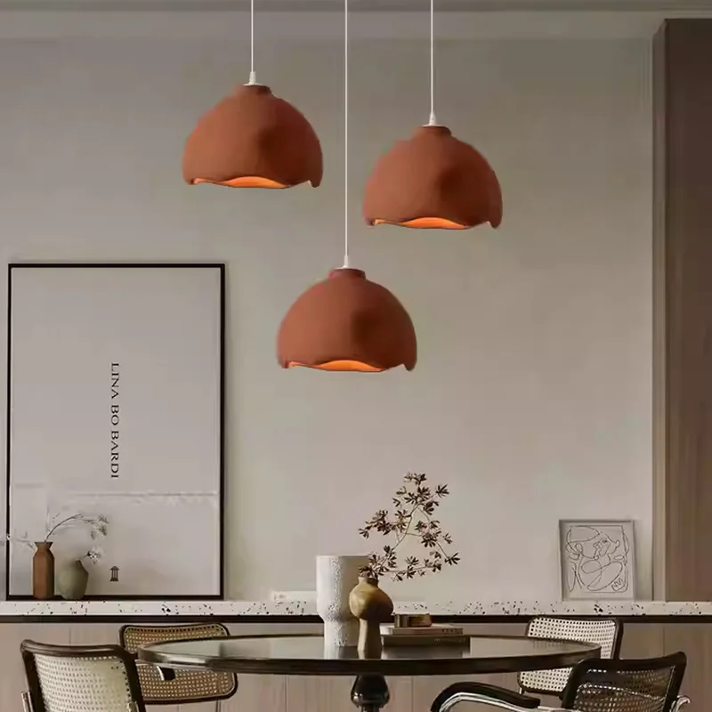 

Nordic Retro Chandelier Creative Polypropylene Lamp Bedroom Living Room Restaurants Study Light Hotel Bar Cafe Lightings Fixture