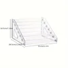 7-Layer Trapezoidal Nail Polish Display Rack Transparent Acrylic Lipstick Eye Shadow Nail Desktop Cosmetics Storage Rack 4