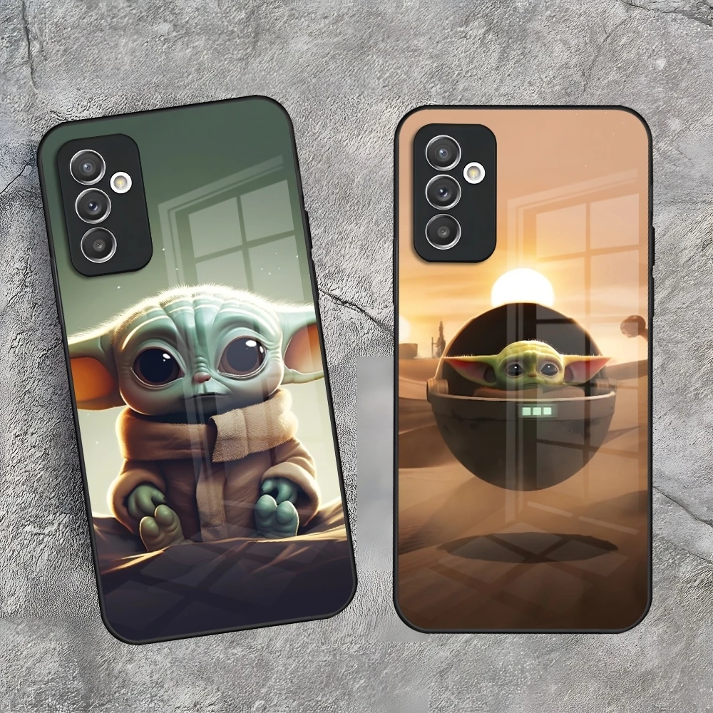 Mandalorian Yoda Baby Glass Phone Case Cover