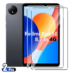 Premium Tempered Glass Screen Protector for 8.7 - inch Tablets - 2 Pack Anti - Scratch HD Clear Protective Film (2PCS Redmi Pad SE8.7)