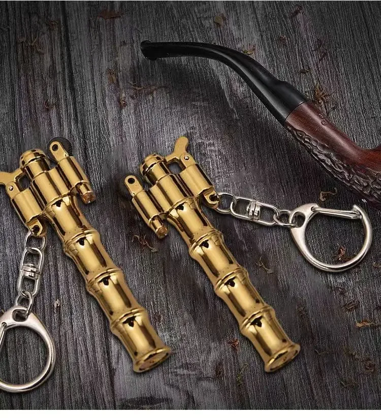 Bold Bamboo Lighter Torch Shaped Retro Kerosene Portable Easy Lighting Anywhere