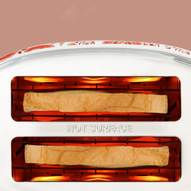 Vintage High Appearance Level Toaster Bread Machine Maker Multifunction Machine for Bread Breakfast Allinone Bread Toaster 4
