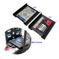 SSD HDD Holder 2.5 to 3.5 Mounting Bracket Hard Drive Adapter - Image 5