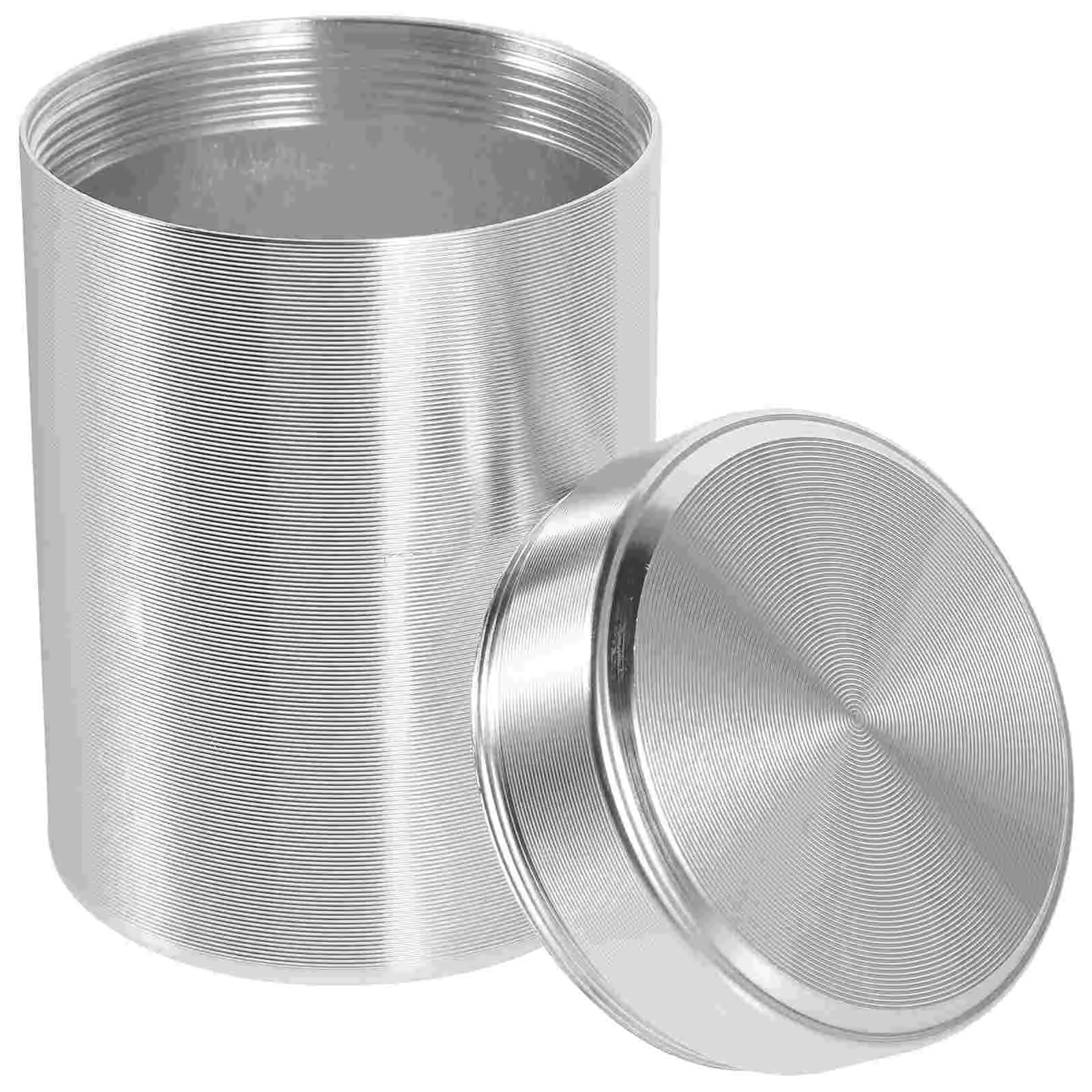 Titanium Alloy Tea Pot Coffee Jar Accessory Metal Dried Fruit Portable Can Storage Container Canister