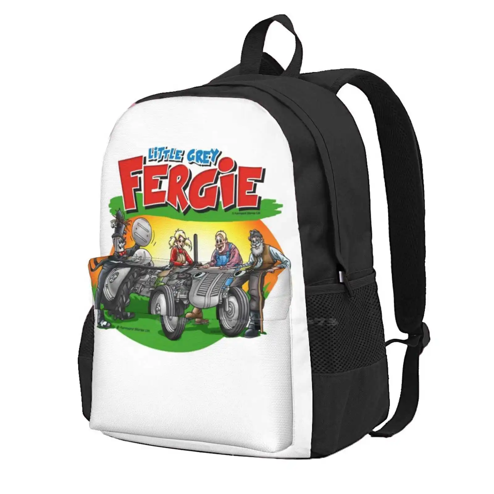 

Little Grey Fergie And Friends 3D Print Design Backpack Student Bag Youtube Phenomenon Tractor Kids Little Grey Fergie Gramps