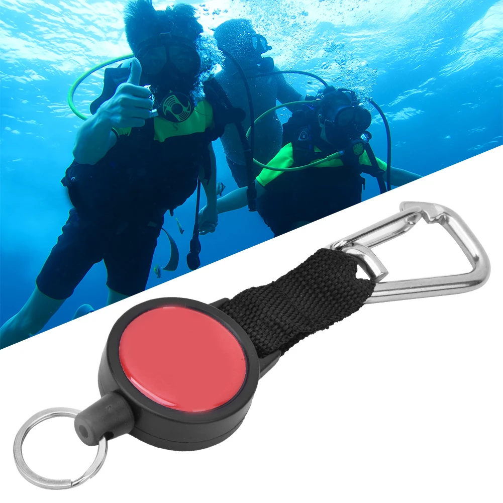 Diving Stretchable Hanging Hook Stainless Steel Quick Release Buckle Diving Accessory