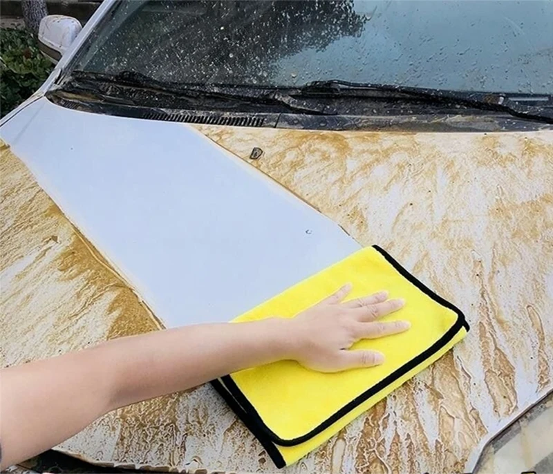 Microfiber Car Coral Fleece Auto Wiping Rags Multipurpose Efficient Super Absorbent Clean Cloth Home Car Washing Cleaning Towels