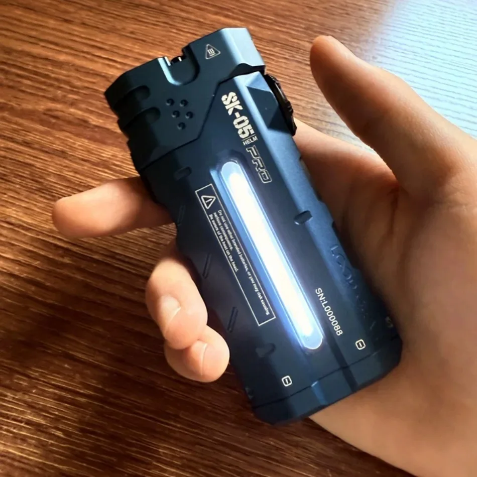 Rechargeable LED Flashlight with Power Bank for Outdoor Use