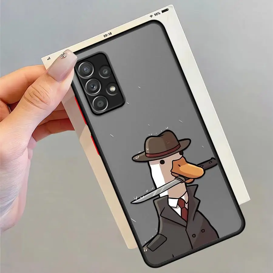 Cartoon Doubt Duck Soft Cover Phone Case