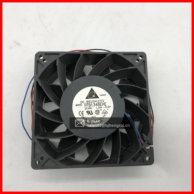 

FFB1348EHE 12738 48VDC Ball Bearing 3 Lead Wires Axial Fan for Mining Machine