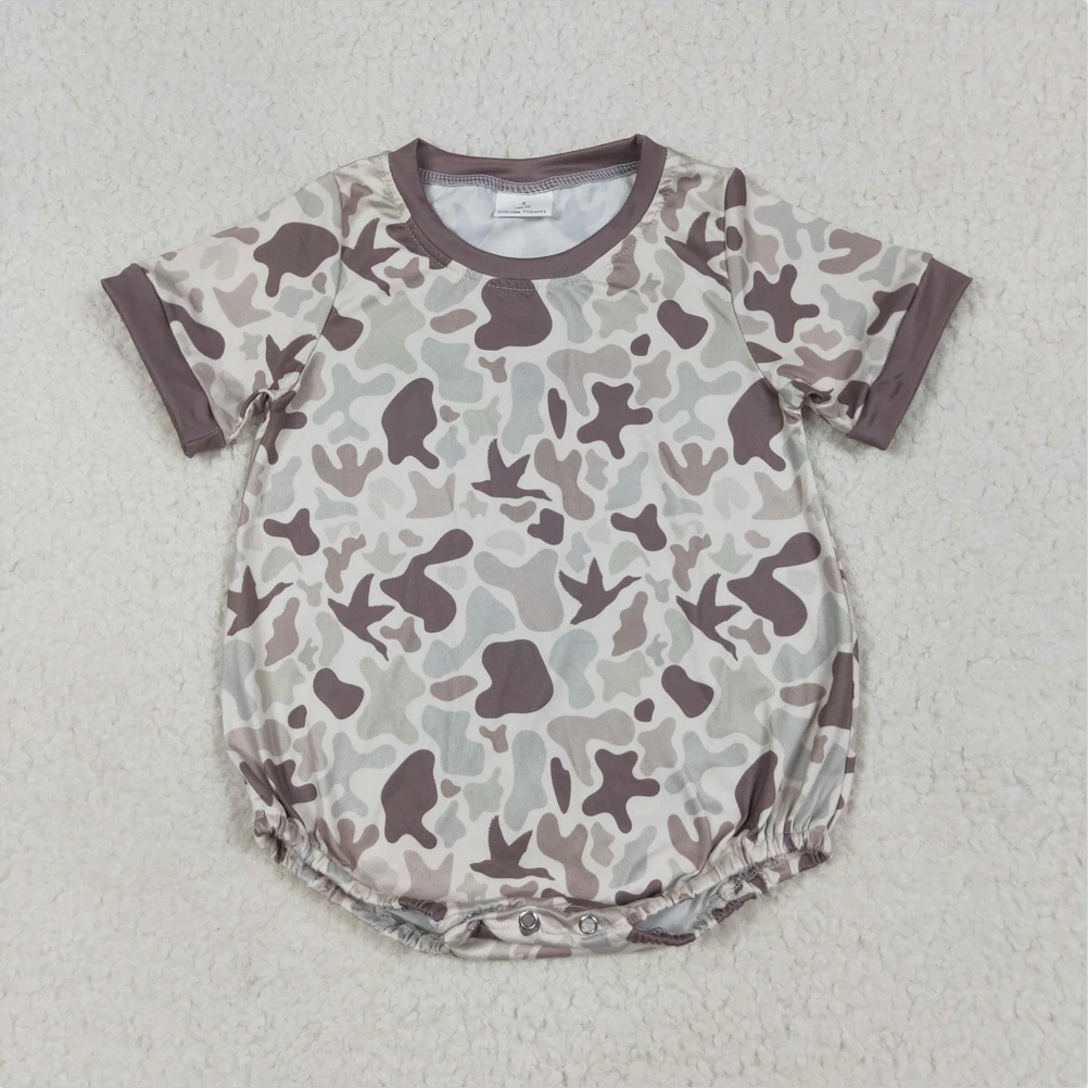 Boys Excavator Bubble Romper 2