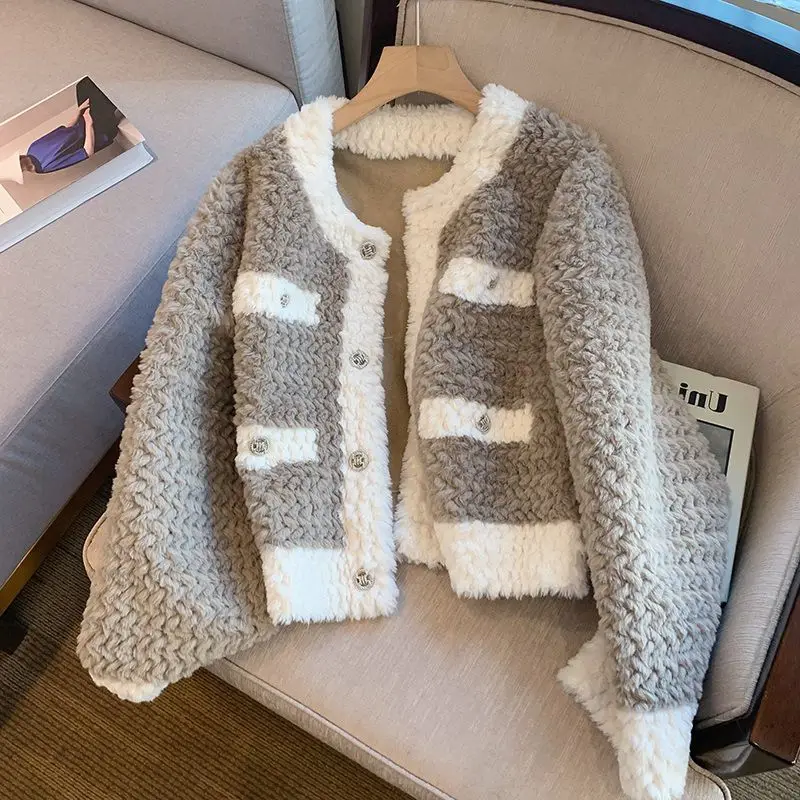 

Women Cardigan Sweater Winter Thick Warm V Neck Single Breasted Woman Cardigans Oversized Casual Loose Jacket Casual Coat Femme