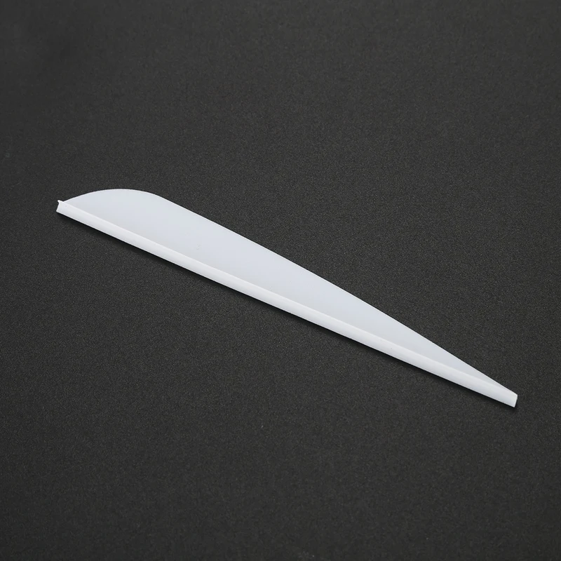

Стрелы лопасти 4-дюймовые пластиковые перо Fletching для DIY стрельбы из лука стрелы 100 упаковка (синий и белый)