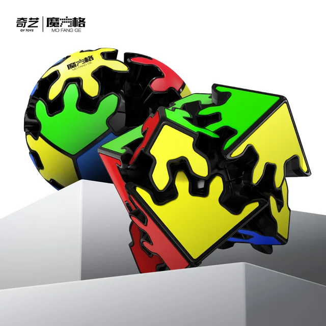 QIYI Gear Magic Cube 2X2 Gear Shift Cube Speed Professional Fidget Toys QiYi 2X2x2 Gear Shift Ball Puzzle Cubo Magico Toys 2