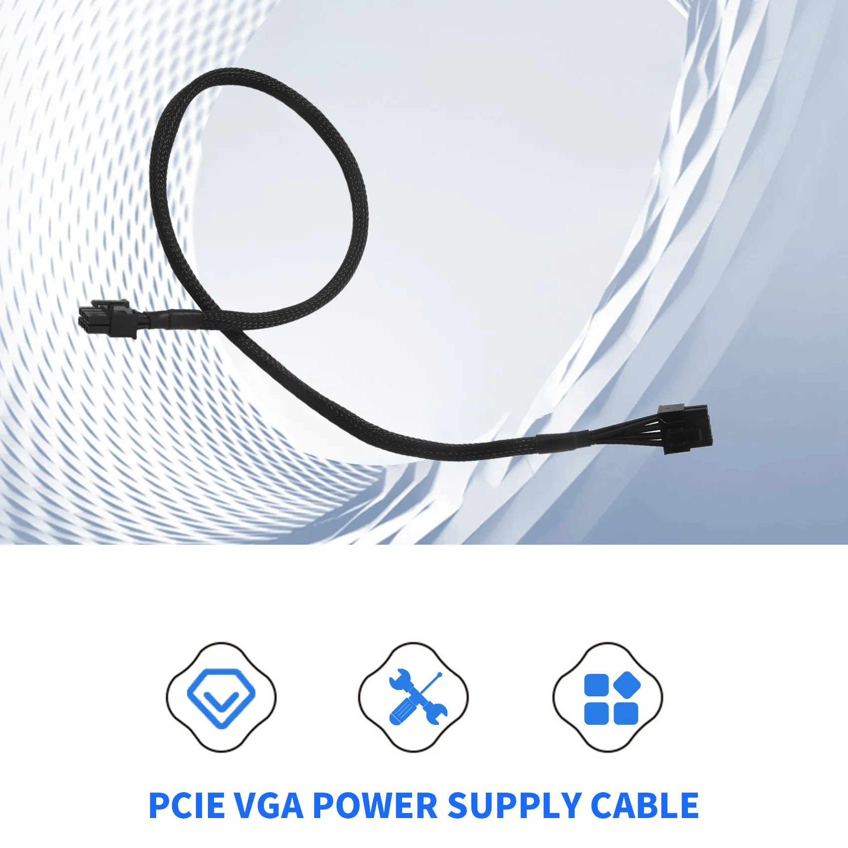 8 PIN TO 8 Pin (6+2) PCIE VGA Supply Cable Flex for EVGA Supernova 650 750 850 1000 1600 2000 G2 G3 P2 T2 GS&mdash;AA56