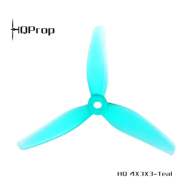 4Pairs HQProp 4X3X3V2 3-Blade Propeller (2CW+2CCW)-Poly Carbonate Freestyle Durable 4 Inch Propeller for FPV Racing RC Drone 4