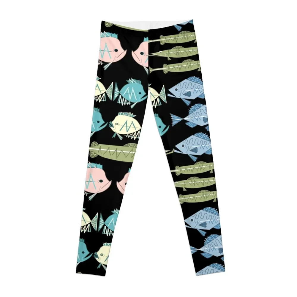 

Atomic Fish Pattern Leggings sports woman gym Women's pants Women's sports Womens Leggings