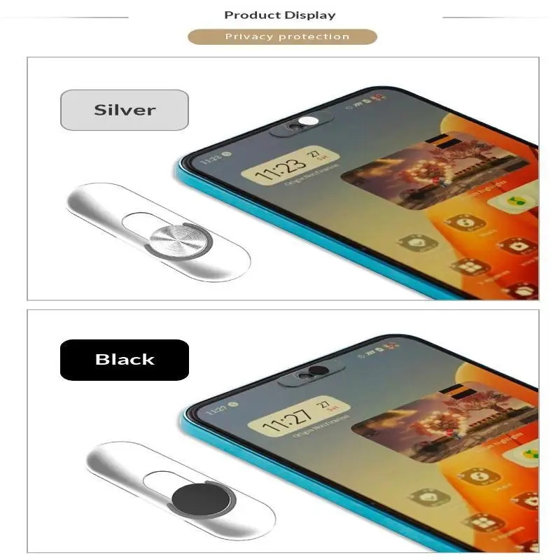 Ultra-Thin Transparent Privacy Slide Webcam Cover