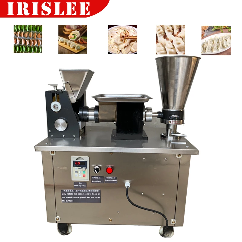 

Newly Upgraded Adjustable Speed Dumplings Machine Various Dumpling Shapes Good Quality Samosa Dumpling Making Machine