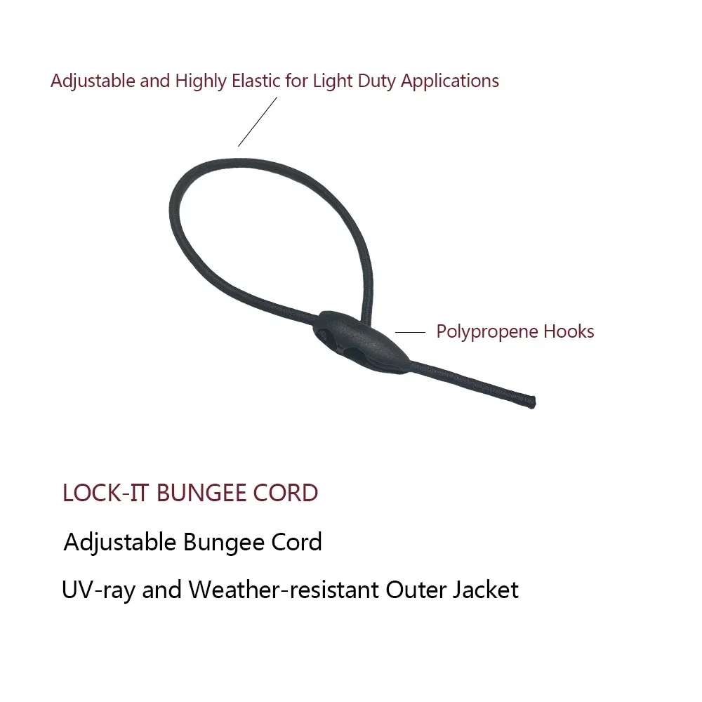Outdoor Tent Ropes Bungee Cords 4/10Pcs 56cm Latex Elastic Tie Rope Easy To Use Elastic Rope Black Tie for Bicycle Motorcycle Luggage Car Tarpaulin Camping