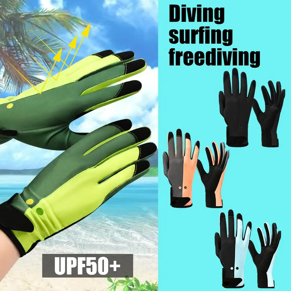 YOUZI Professional Wetsuit Gloves Anti Slip Wear-Resistant UV Protection For Diving Snorkeling Paddling Water Sports football goalie gloves latex anti slip thicken finger protection gloves soccer goalkeeper gloves soccer training equipment